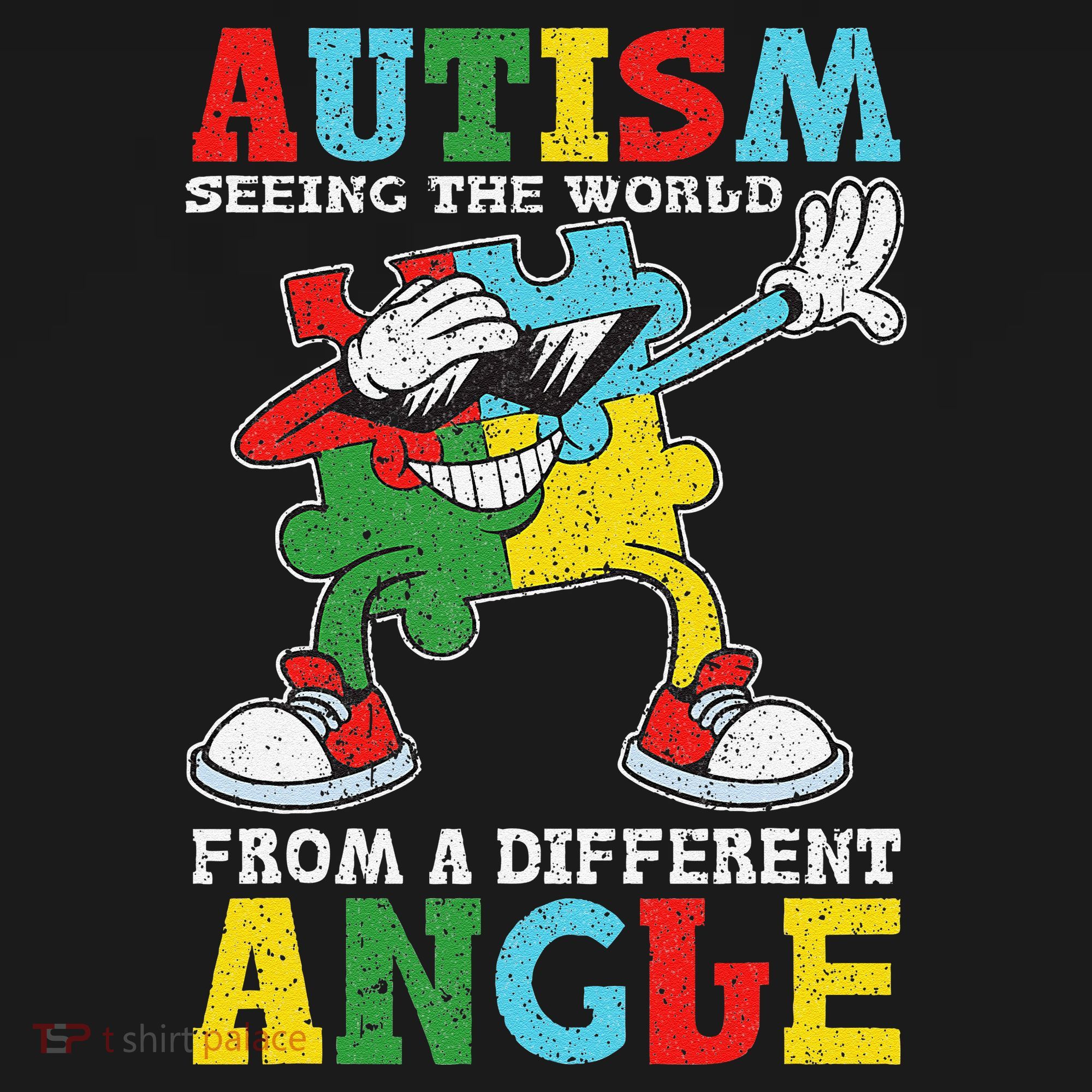 Teacher Autism Seeing The World From A Different Angle Apron