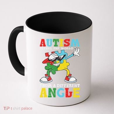 Teacher Autism Seeing The World From A Different Angle Coffee Mug