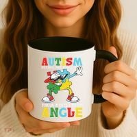Teacher Autism Seeing The World From A Different Angle Coffee Mug thumb 3