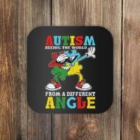 Teacher Autism Seeing The World From A Different Angle Coaster thumb 0