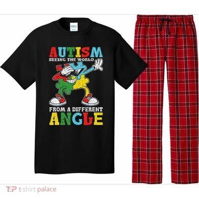 Teacher Autism Seeing The World From A Different Angle Pajama Set