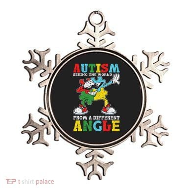 Teacher Autism Seeing The World From A Different Angle Ornament