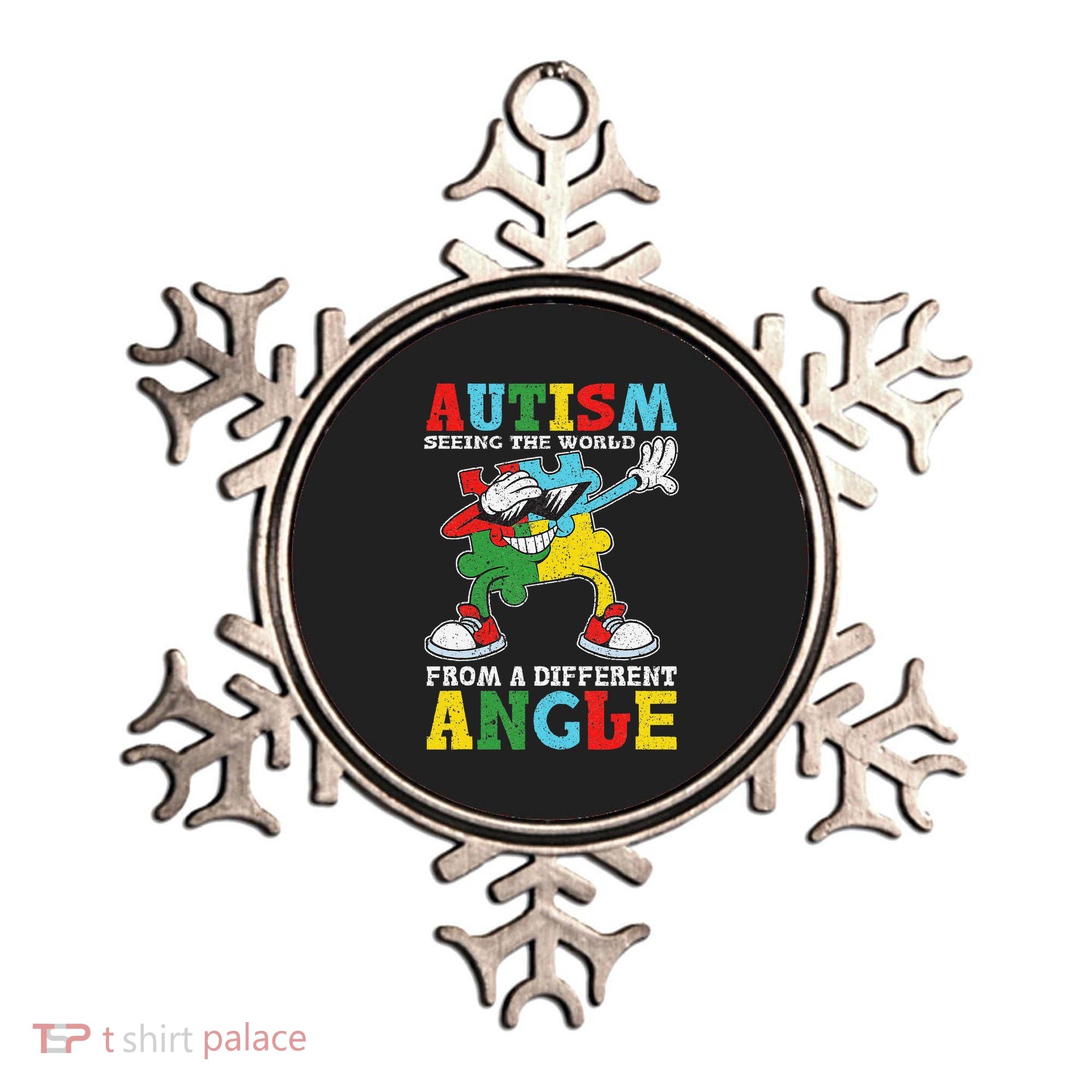 Teacher Autism Seeing The World From A Different Angle Ornament