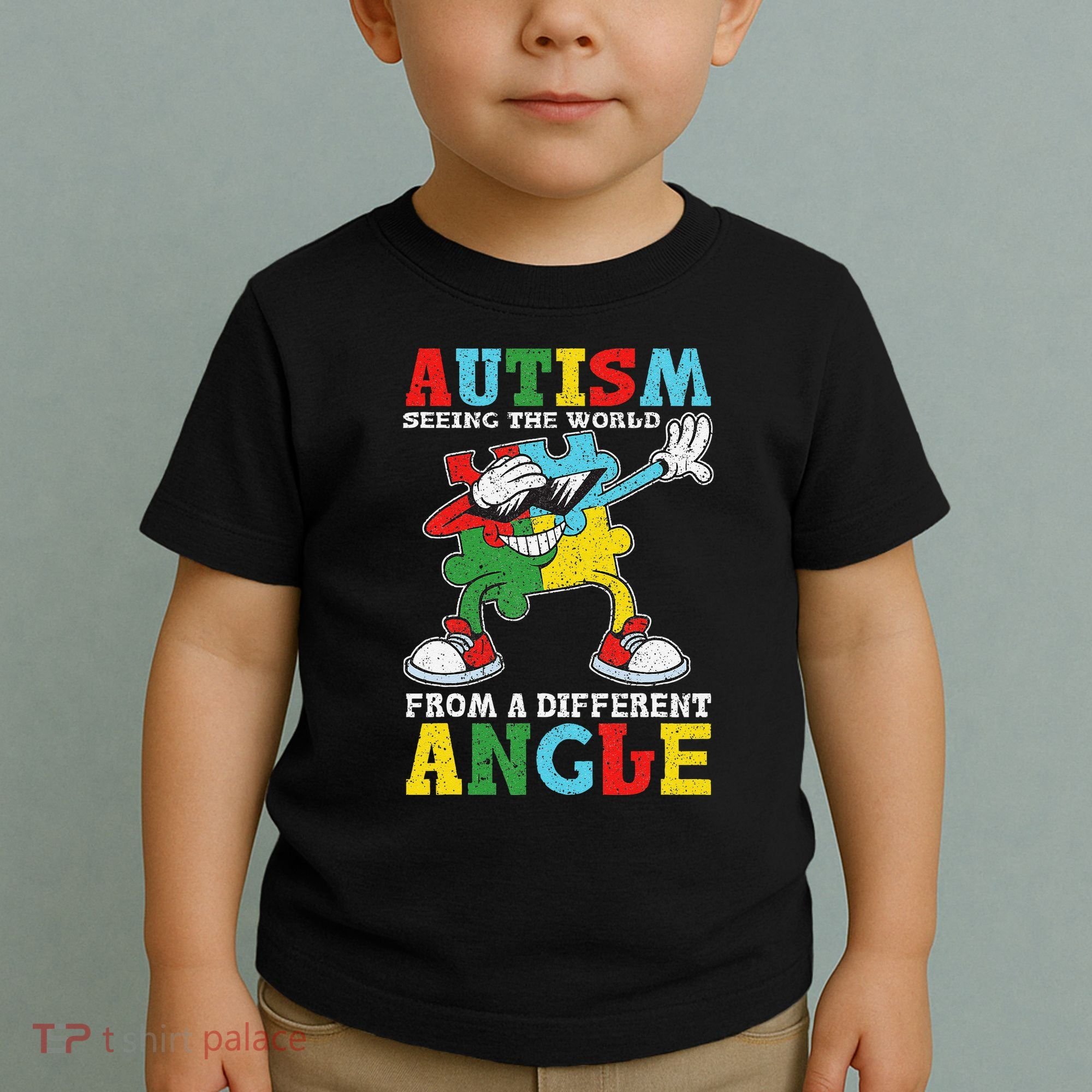 Teacher Autism Seeing The World From A Different Angle Toddler T-Shirt