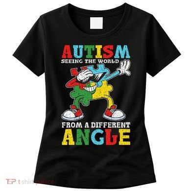 Teacher Autism Seeing The World From A Different Angle Women's T-Shirt