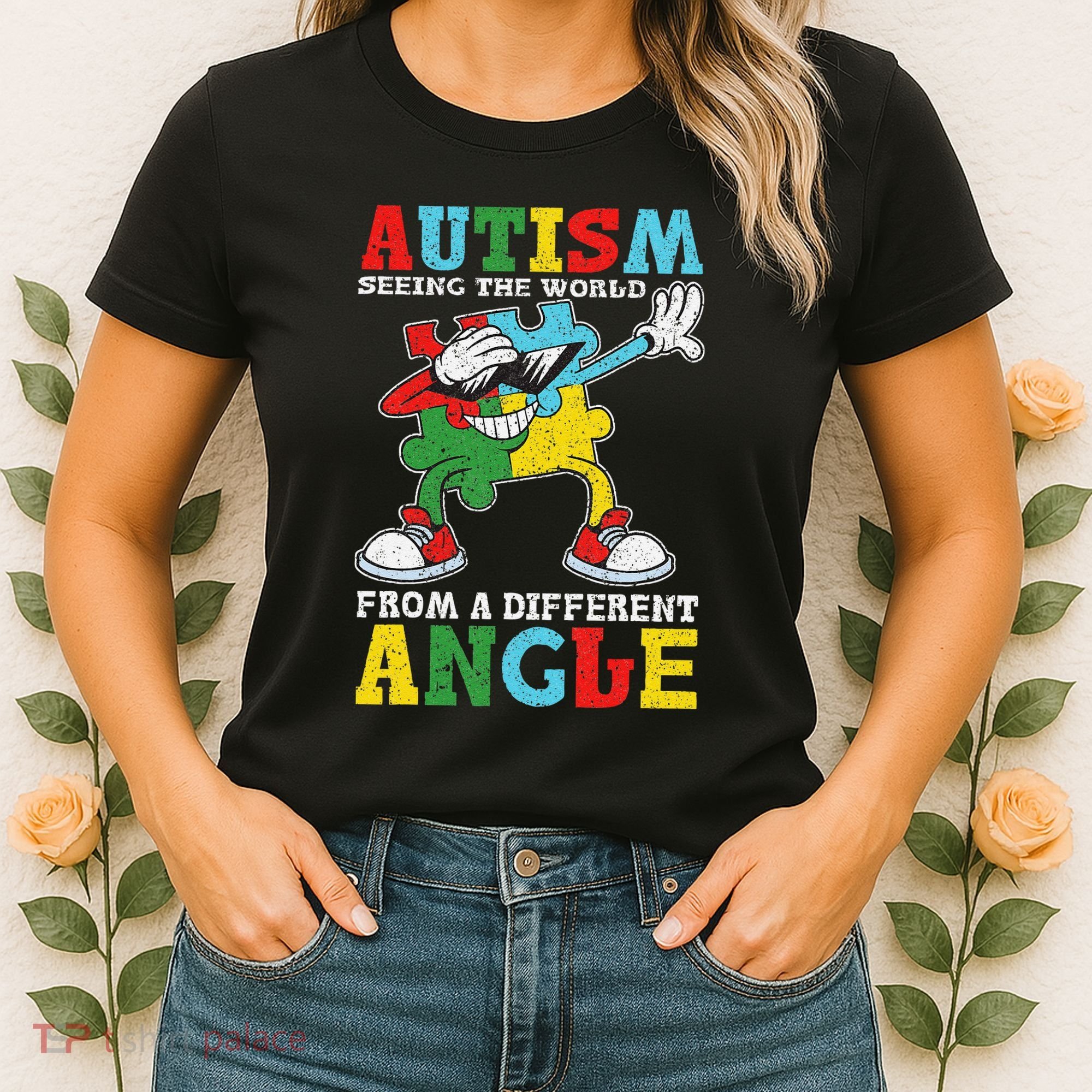Teacher Autism Seeing The World From A Different Angle Women's T-Shirt