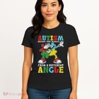 Teacher Autism Seeing The World From A Different Angle Women's T-Shirt thumb 4