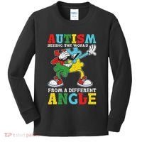 Teacher Autism Seeing The World From A Different Angle Kids Long Sleeve Shirt thumb 0