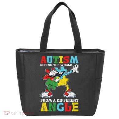 Teacher Autism Seeing The World From A Different Angle Tote Bag