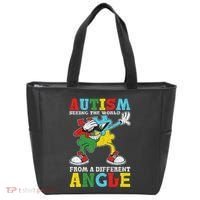 Teacher Autism Seeing The World From A Different Angle Tote Bag thumb 0