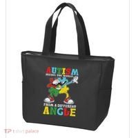Teacher Autism Seeing The World From A Different Angle Tote Bag thumb 3