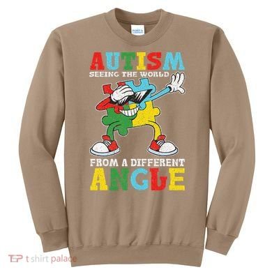 Teacher Autism Seeing The World From A Different Angle Sweatshirt