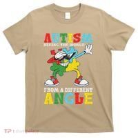 Teacher Autism Seeing The World From A Different Angle T-Shirt thumb 0