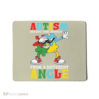 Teacher Autism Seeing The World From A Different Angle Mousepad