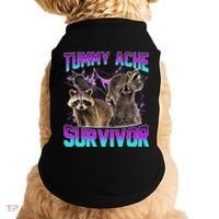 Tummy Ache Survivor Raccoon Doggie Tank thumb 0