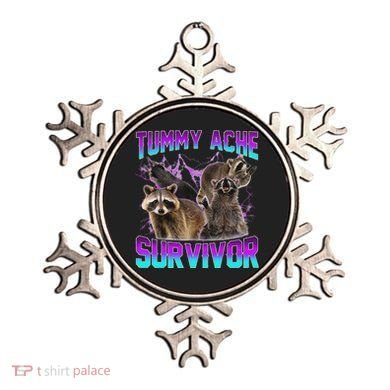 Tummy Ache Survivor Raccoon Ornament