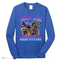 Tummy Ache Survivor Raccoon Long Sleeve Shirt thumb 0