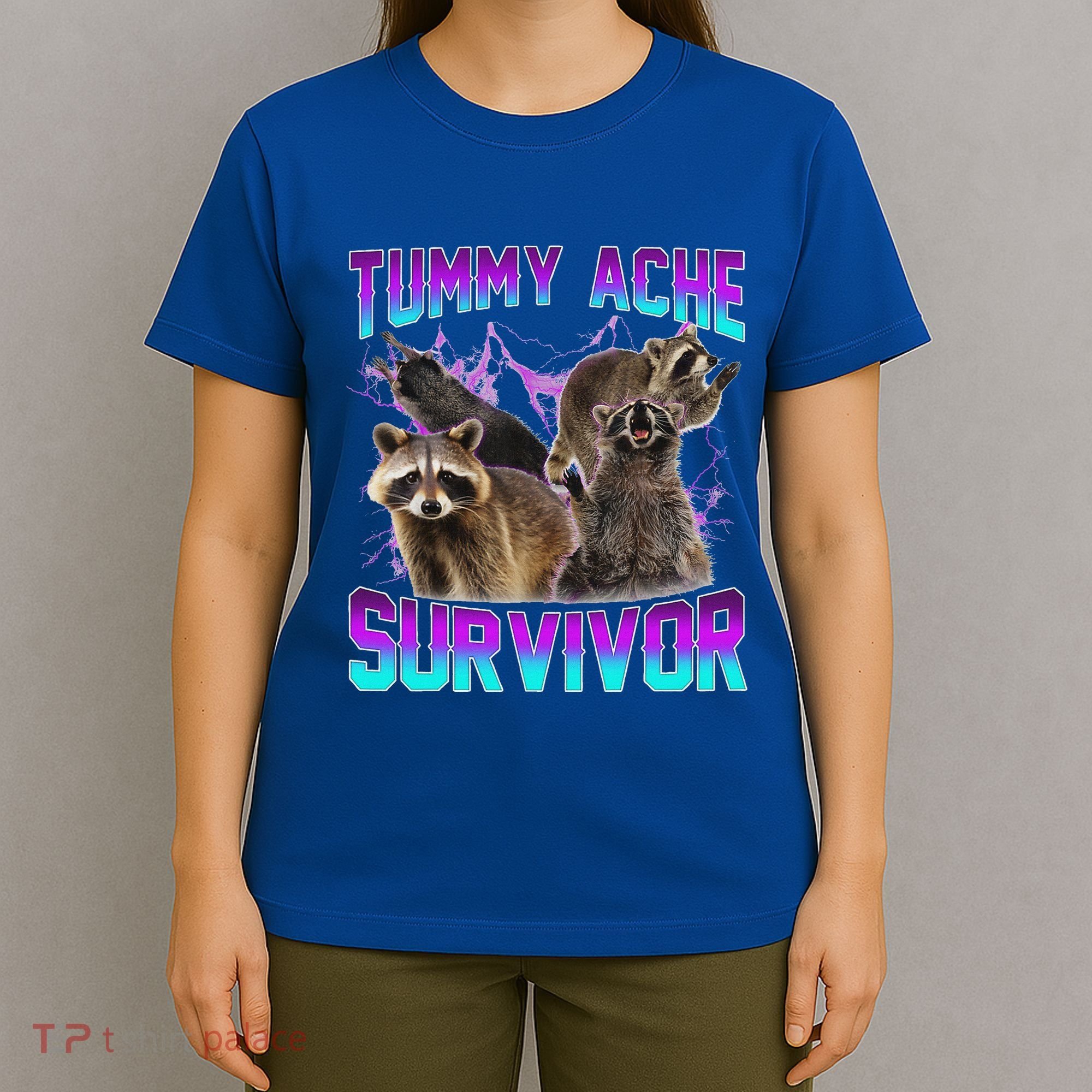 Tummy Ache Survivor Raccoon T-Shirt