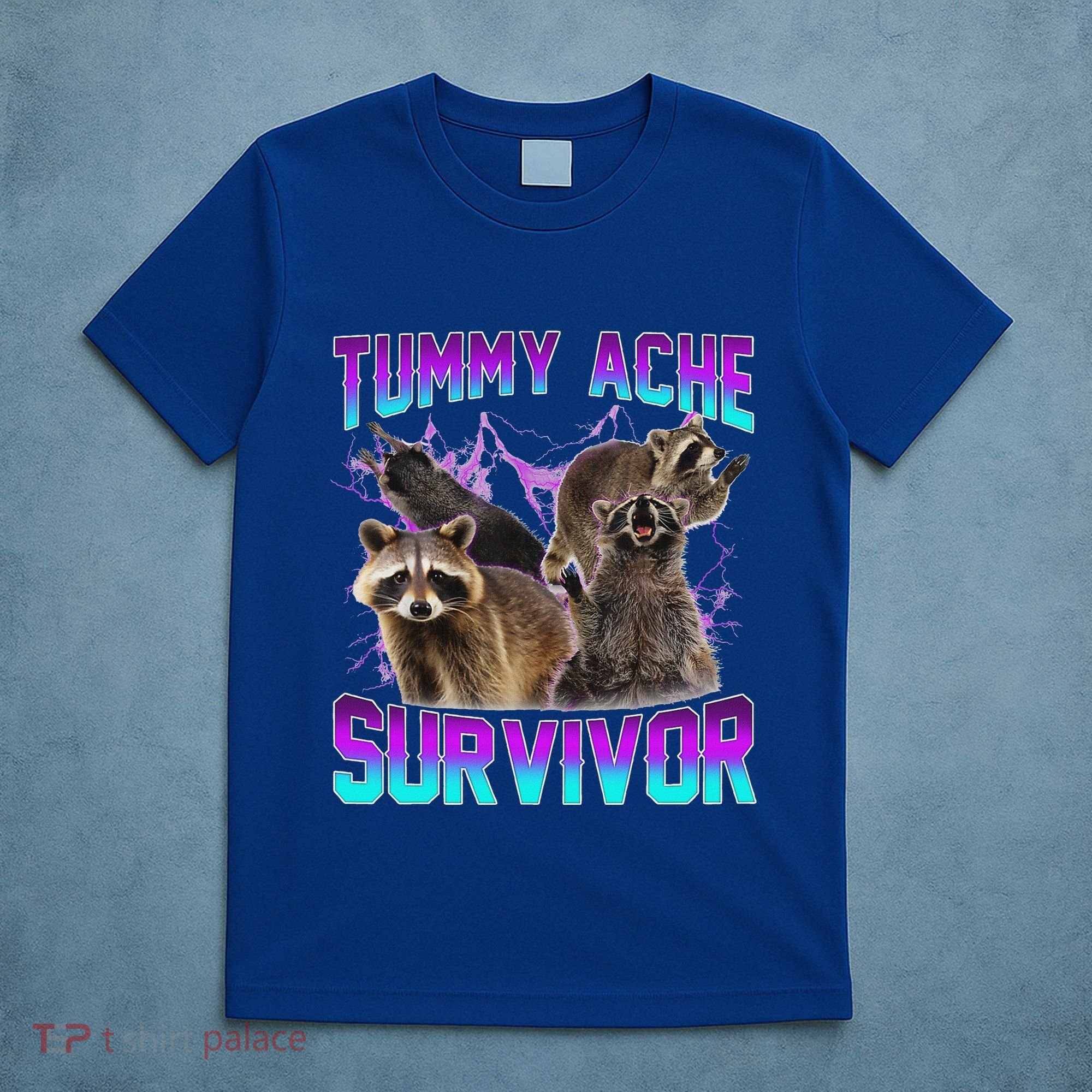 Tummy Ache Survivor Raccoon T-Shirt