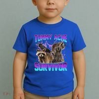 Tummy Ache Survivor Raccoon Toddler T-Shirt thumb 2