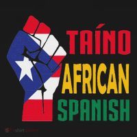 Taino African Spanish Puerto Rico Flag Taino African Sweatshirt thumb 3