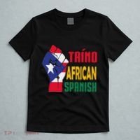 Taino African Spanish Puerto Rico Flag Taino African T-Shirt thumb 5