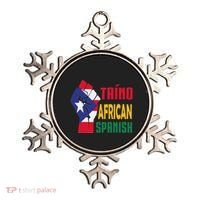 Taino African Spanish Puerto Rico Flag Taino African Ornament thumb 0