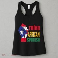 Taino African Spanish Puerto Rico Flag Taino African Women's Tank Top thumb 3