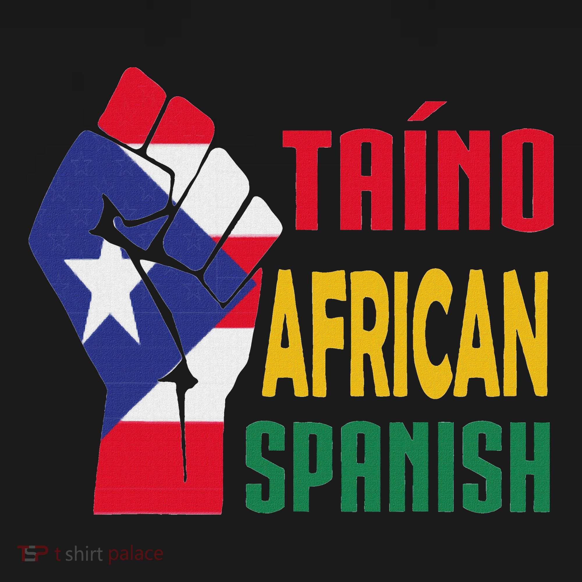 Taino African Spanish Puerto Rico Flag Taino African Visor