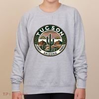 Tucson Arizona Southwestern Saguaro Cacti Desert Landscape Women's Sweatshirt thumb 0
