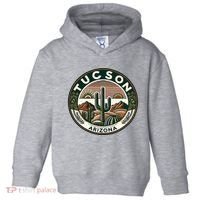 Tucson Arizona Southwestern Saguaro Cacti Desert Landscape Toddler Hoodie thumb 0