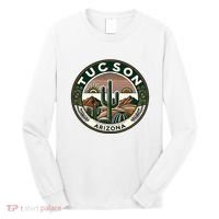 Tucson Arizona Southwestern Saguaro Cacti Desert Landscape Long Sleeve Shirt thumb 0