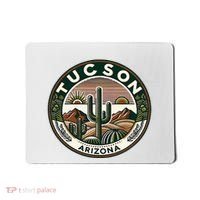 Tucson Arizona Southwestern Saguaro Cacti Desert Landscape Mousepad thumb 0