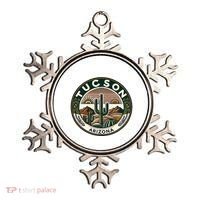 Tucson Arizona Southwestern Saguaro Cacti Desert Landscape Ornament thumb 0