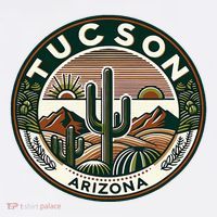Tucson Arizona Southwestern Saguaro Cacti Desert Landscape Women's Tank Top thumb 5