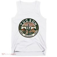 Tucson Arizona Southwestern Saguaro Cacti Desert Landscape Tank Top thumb 0
