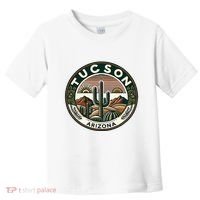 Tucson Arizona Southwestern Saguaro Cacti Desert Landscape Toddler T-Shirt thumb 0