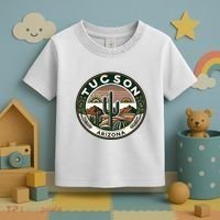 Tucson Arizona Southwestern Saguaro Cacti Desert Landscape Toddler T-Shirt thumb 3