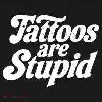 Tattoos Are Stupid Doggie Tank thumb 4