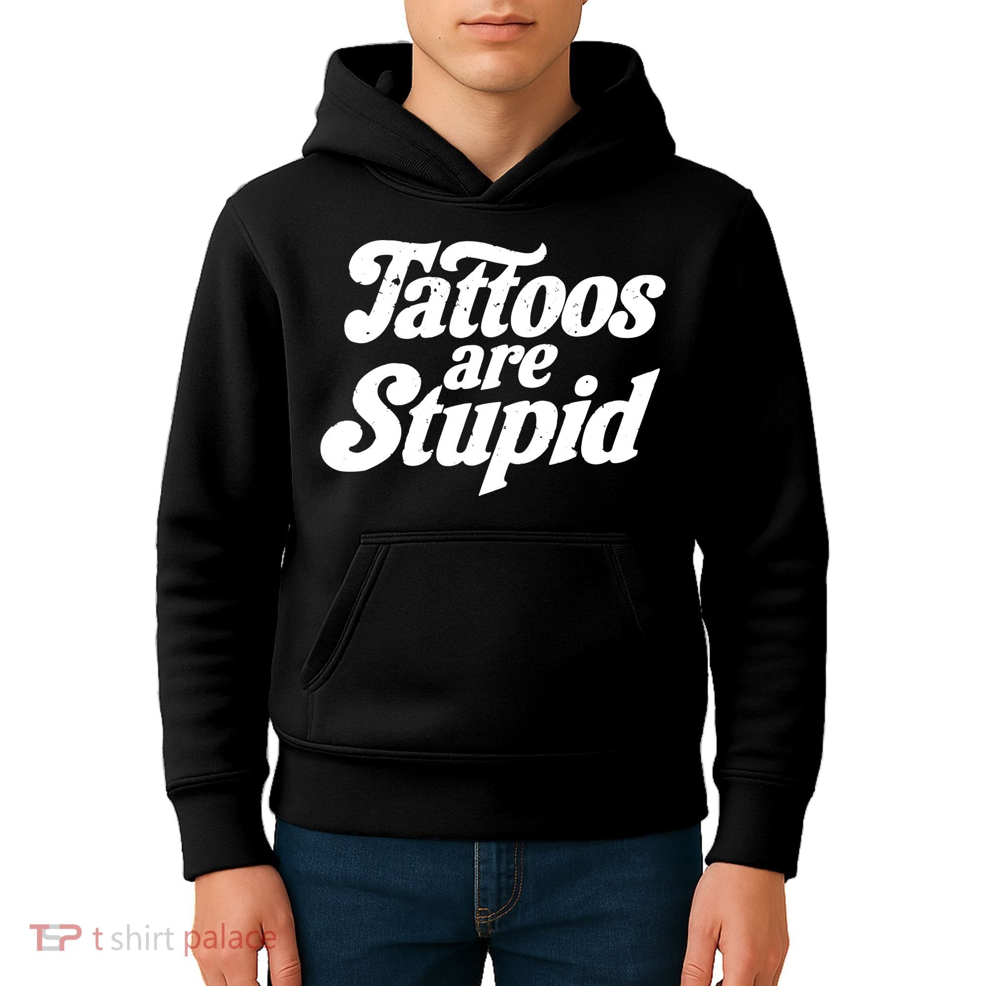 Tattoos Are Stupid Kids Hoodie