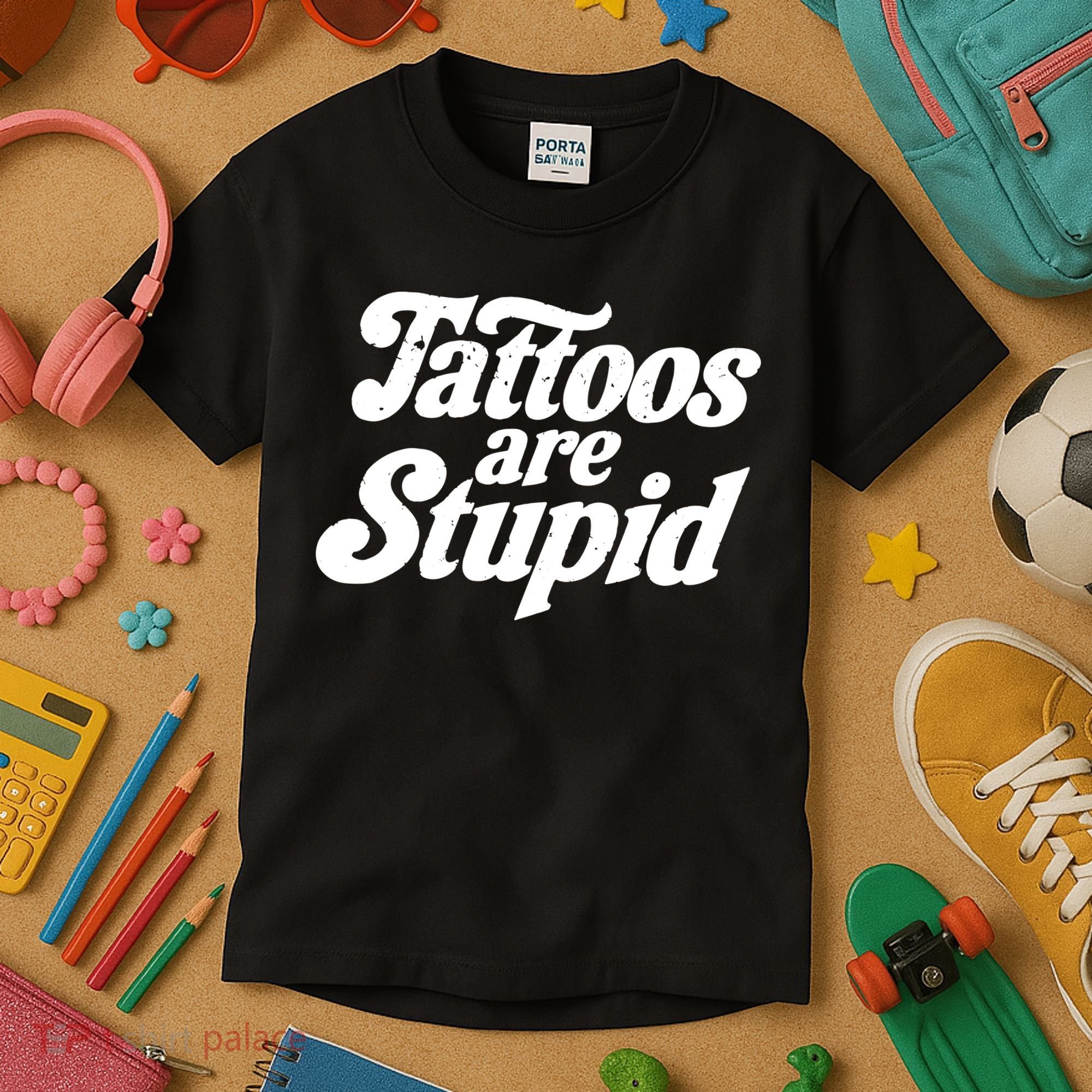 Tattoos Are Stupid Kids T-Shirt