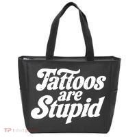 Tattoos Are Stupid Tote Bag thumb 0