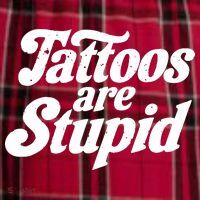 Tattoos Are Stupid Women's Flannel Plaid Pajama Pants thumb 2