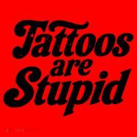 Tattoos Are Stupid Santa Hat thumb 1