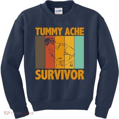 Tummy Ache Survivor Vintage Kids Sweatshirt