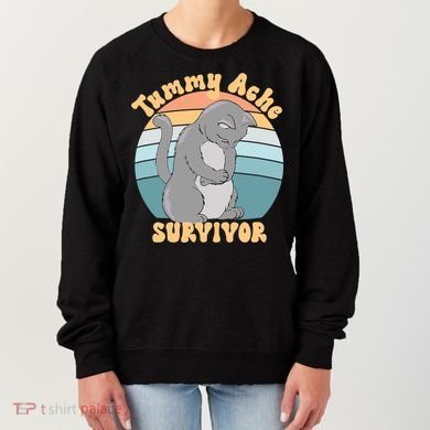 Tummy Ache Survivor Cat Women's Sweatshirt