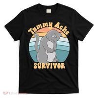Tummy Ache Survivor Cat T-Shirt thumb 0