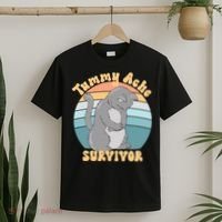 Tummy Ache Survivor Cat T-Shirt thumb 2