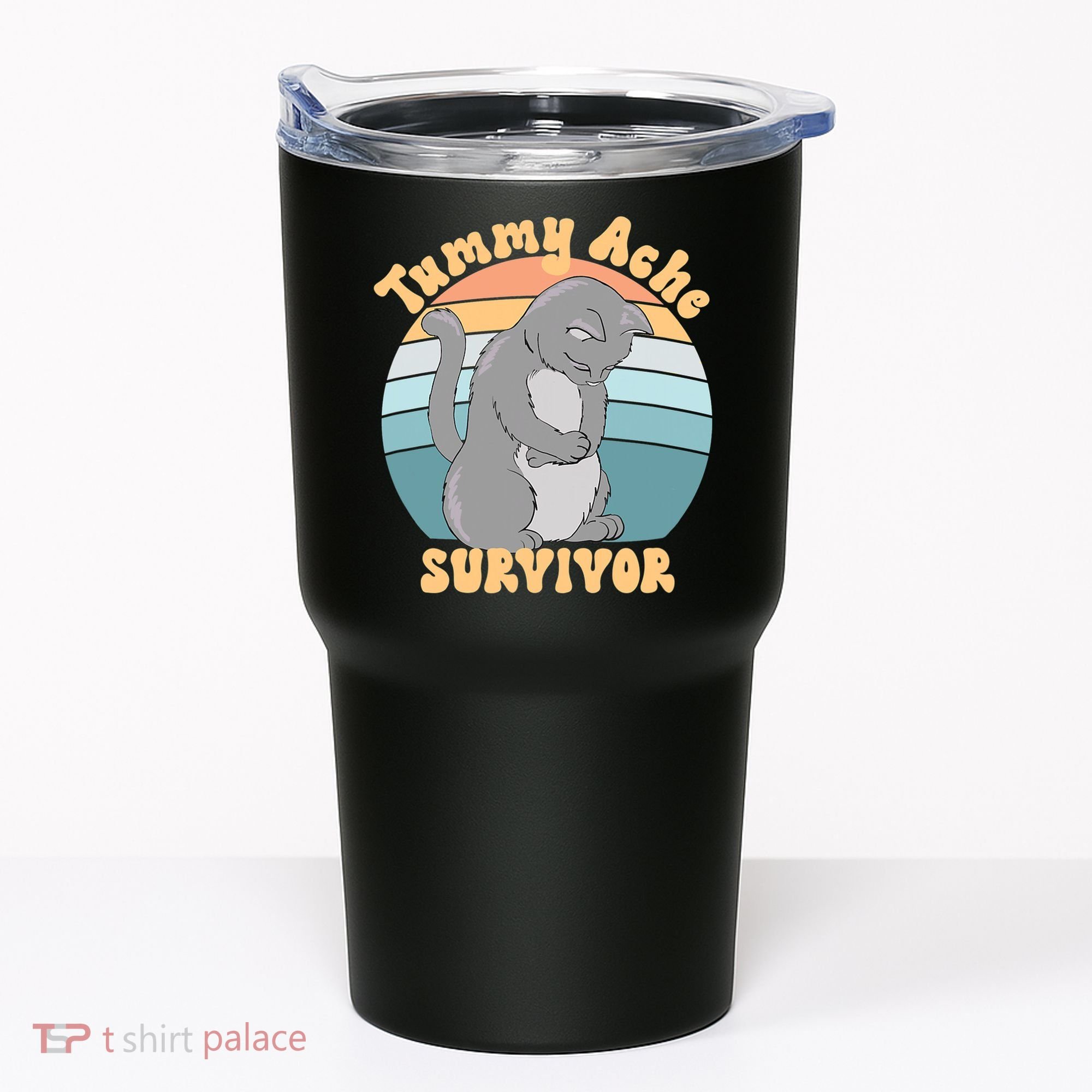Tummy Ache Survivor Cat Tumbler