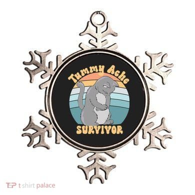 Tummy Ache Survivor Cat Ornament
